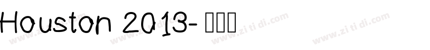 Houston 2013字体转换